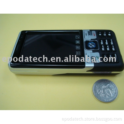 Quad-band dual sim card dual standby C702 mobile with TV + FM